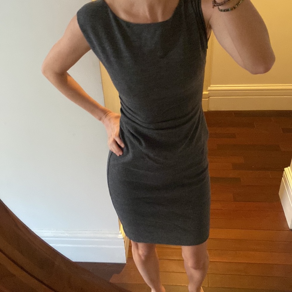 Grey fitted Diane Avon Furstenberg dress